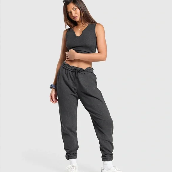 Gymshark Rest Day Crewneck Sweater and Jogger Set. Size S Top and XS pants